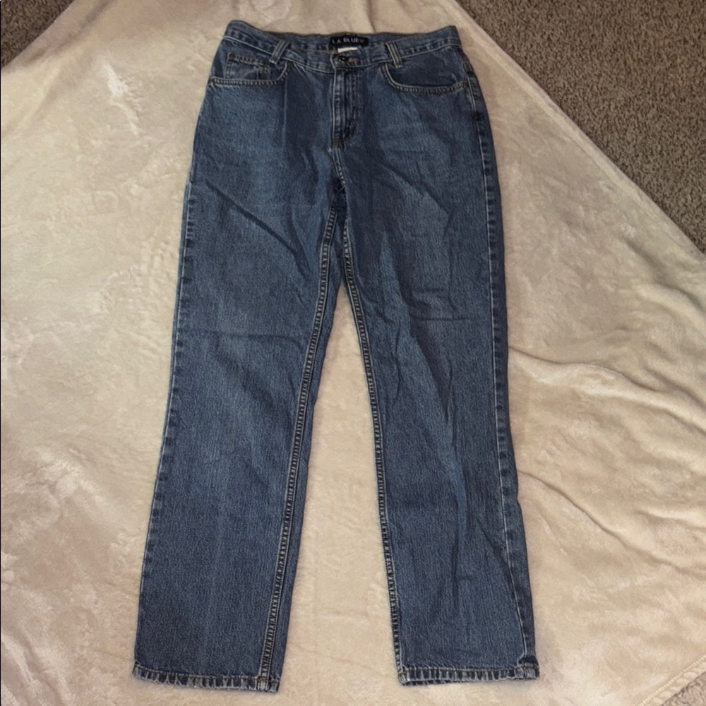 L.A. Blues Straight Blue Jeans Classic Fit